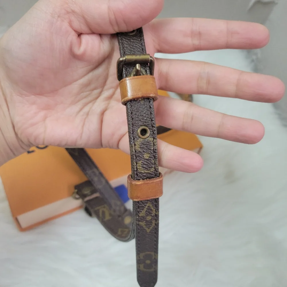 100% Authentic Louis Vuitton Monogram crossbody strap - Picture 8 of 13